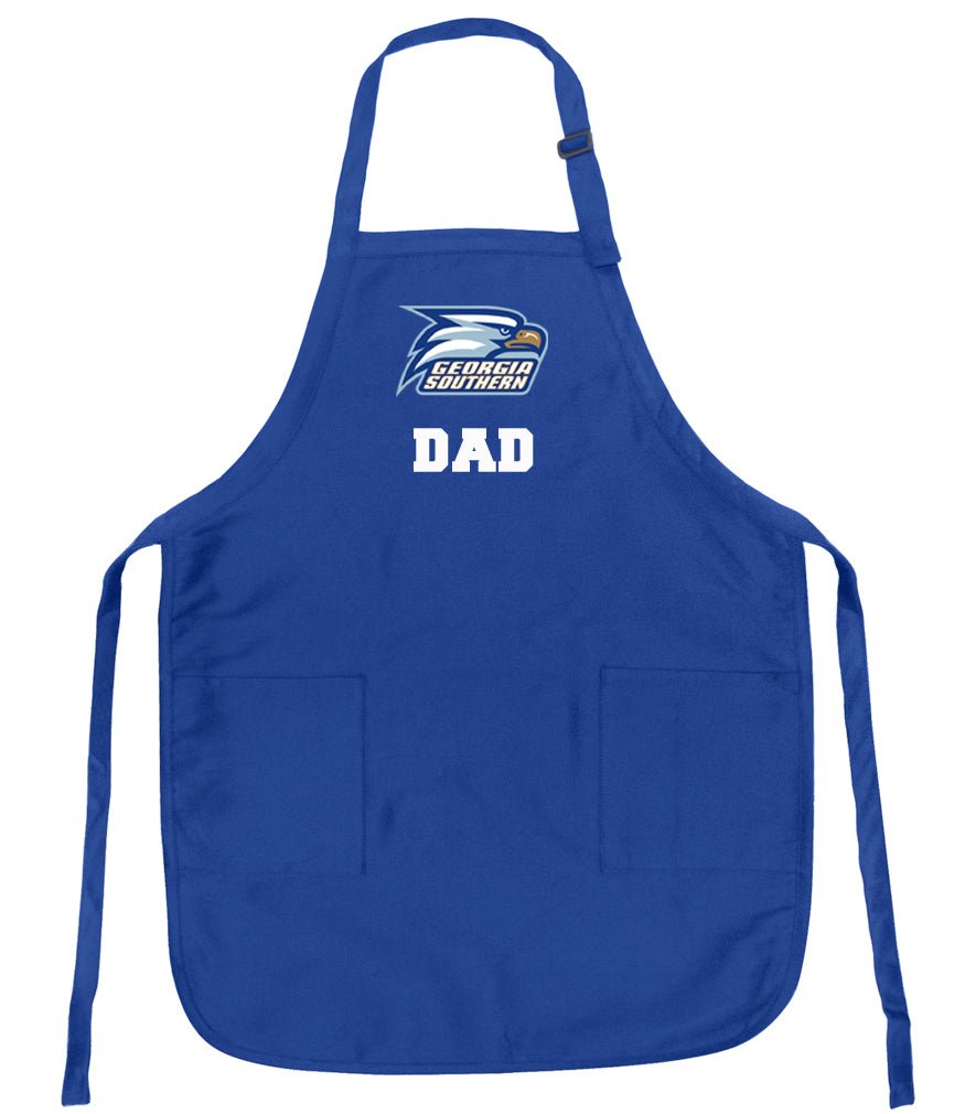Georgia Southern Apron GS Eagles Apron - Stain Resistant Fabric Dad on Blue