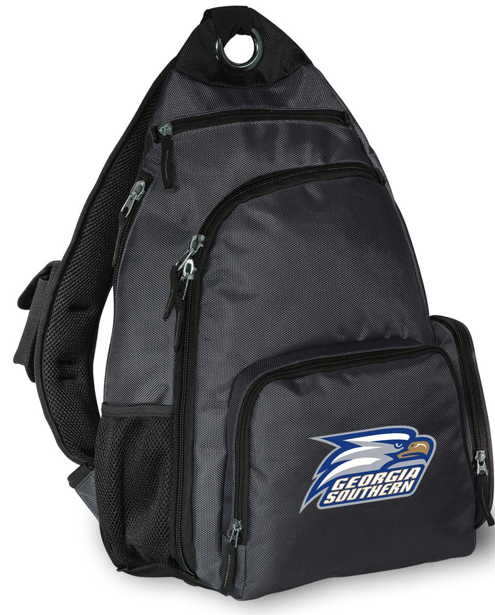 Georgia Southern University Sling Backpack GS Eagles Crossbody Bag Gray
