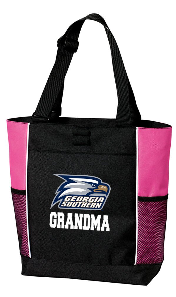 Georgia Southern Tote Bag GS Eagles Carryall Tote Grandma on Pink