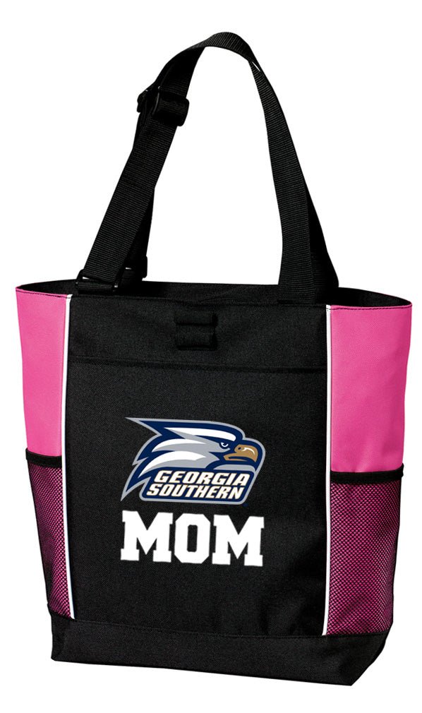 Georgia Southern Tote Bag GS Eagles Carryall Tote Mom on Pink