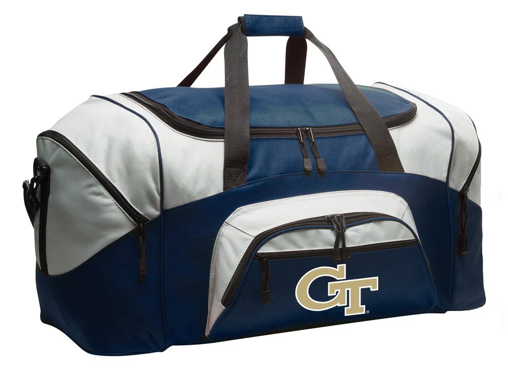 Georgia Tech Duffel Bag – Yellow Jackets Gym, Travel & Suitcase-Style Gear Bag Navy