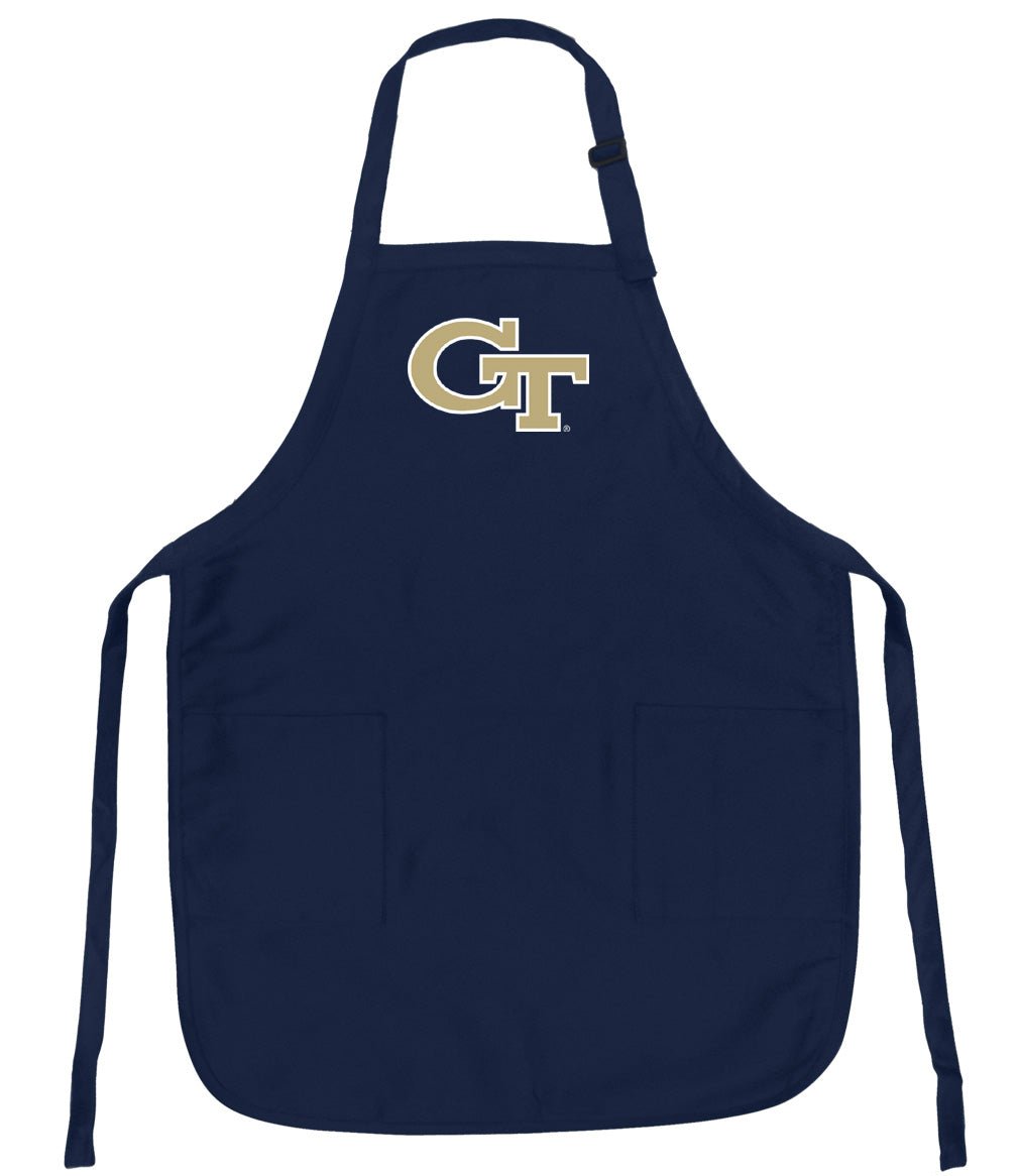 Georgia Tech Apron - Stain Resistant Fabric Navy