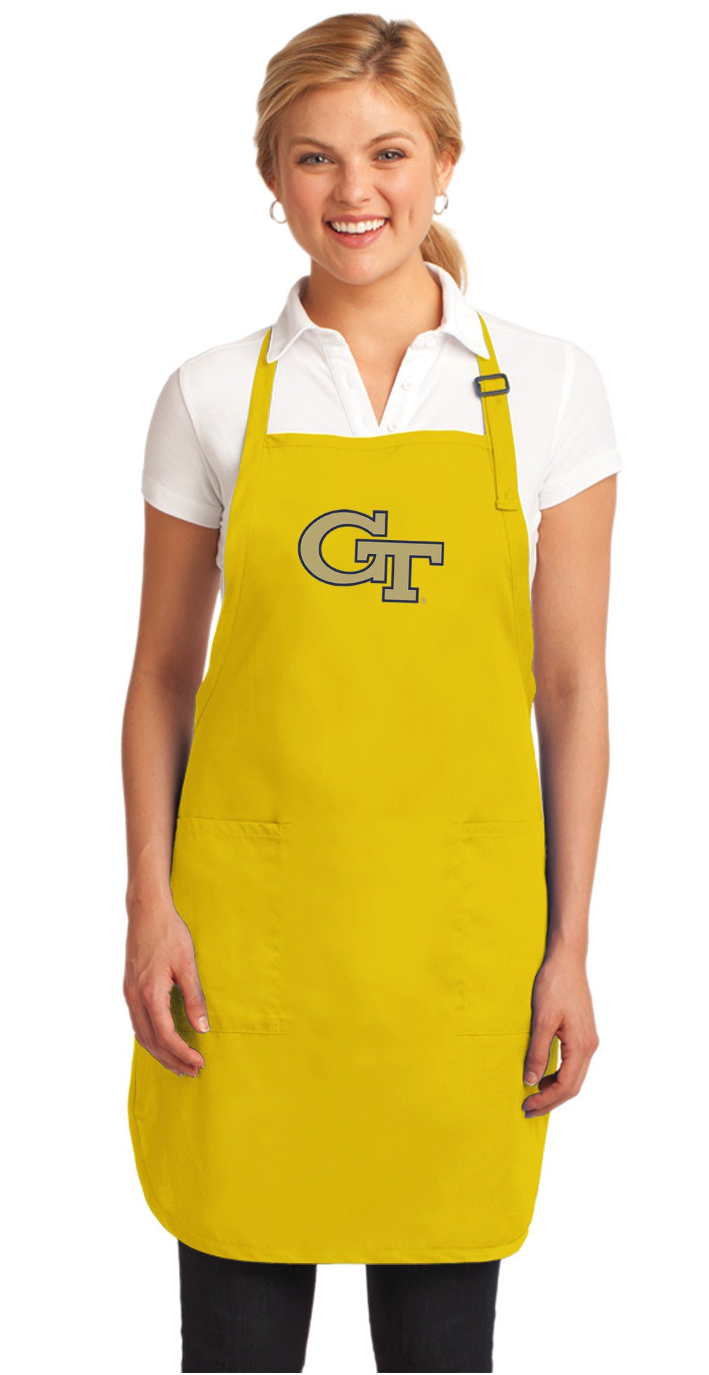 Georgia Tech Apron - Stain Resistant Fabric Yellow