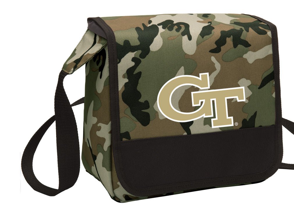 Georgia Tech Lunch Bag Georgia Tech Logo Cooler or Lunchbox Camo