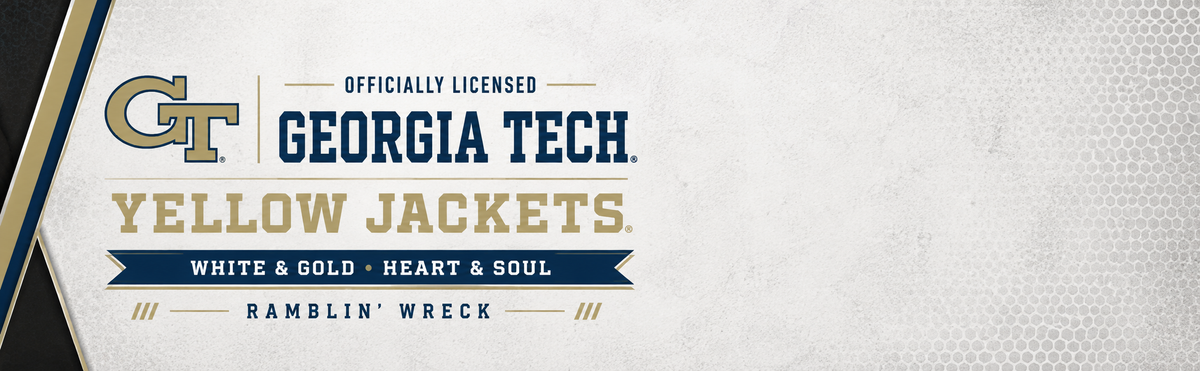 Georgia Tech Laptop Backpack – Yellow Jackets Bookbag Black and Gray