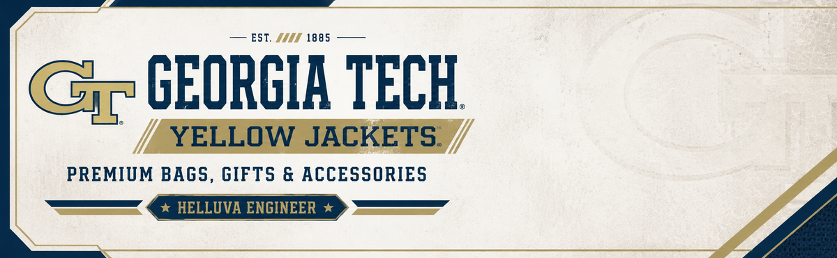 Georgia Tech Laptop Backpack – Yellow Jackets Bookbag Black