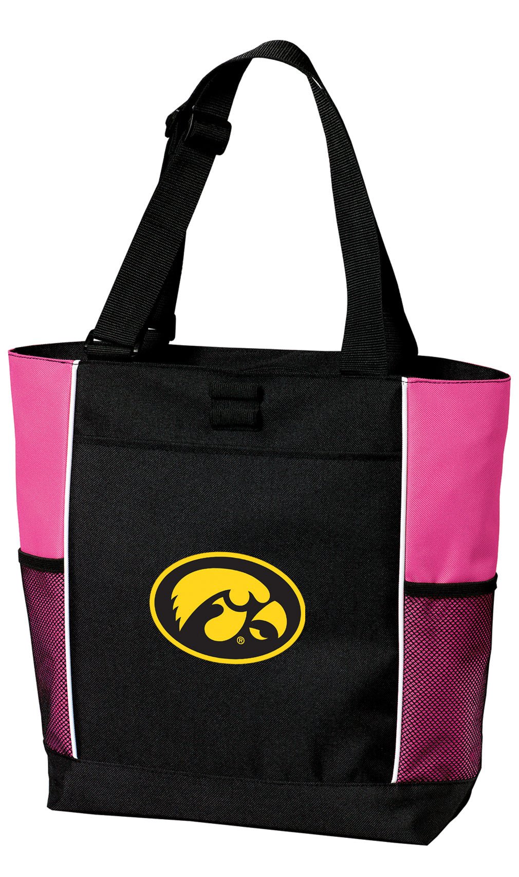 University of Iowa Tote Bag Iowa Hawkeyes Carryall Tote Pink