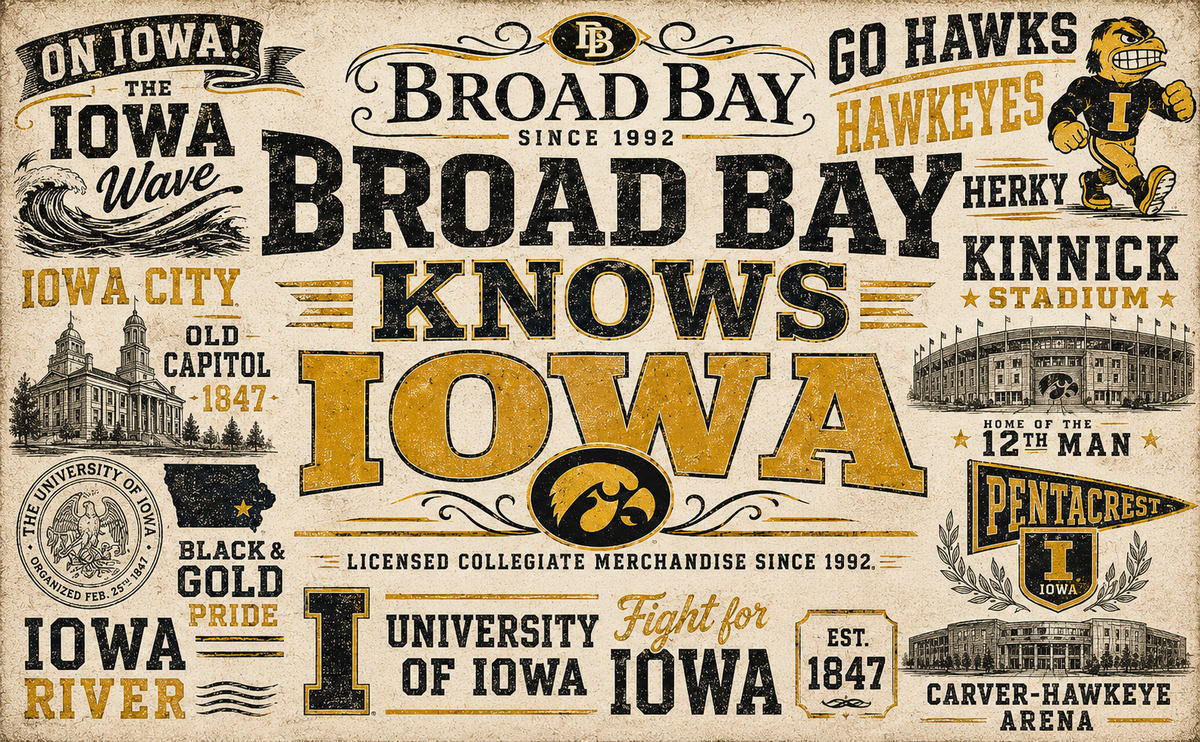 Iowa Hawkeyes Laptop Backpack Black and Gray