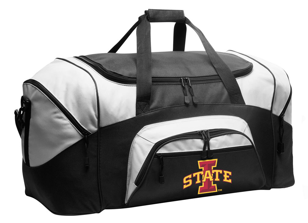 Iowa State Duffel Bag Large Iowa State University Suitcase Luggage Bag Black