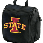 Iowa State Toiletry Bag - ISU Travel Organizer or Shaving Kit Black