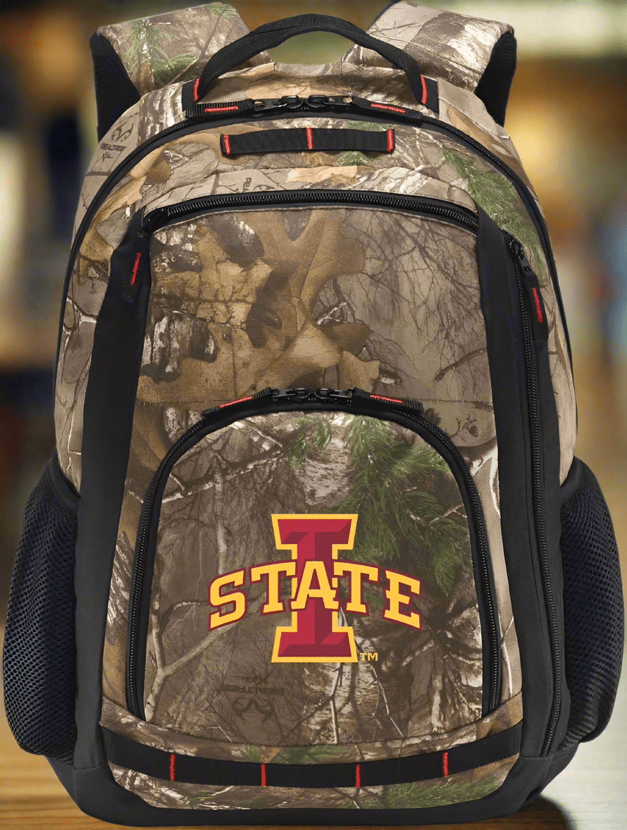 Iowa State Camo Backpack Iowa State University Laptop Computer Backpack