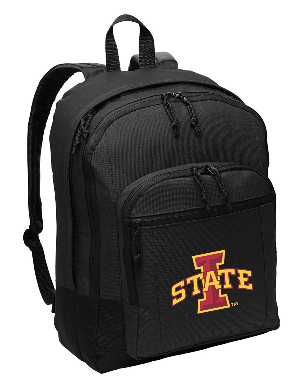 Iowa State Backpack Iowa State University Medium Classic Style Backpack Black