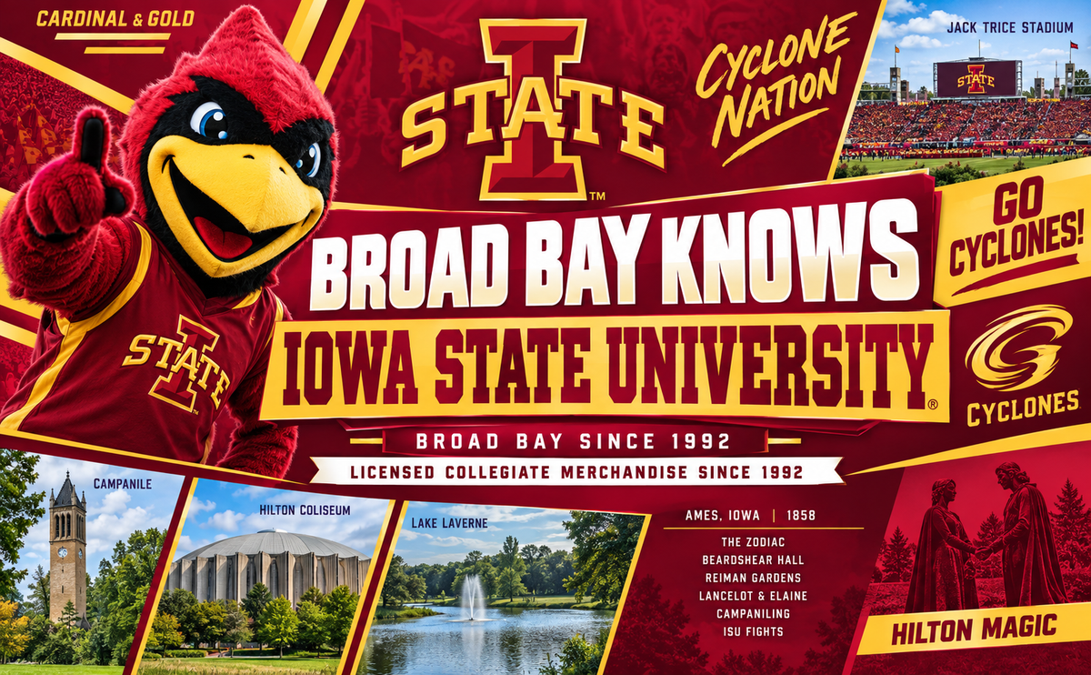 Iowa State Duffel Bag - Large Size Black