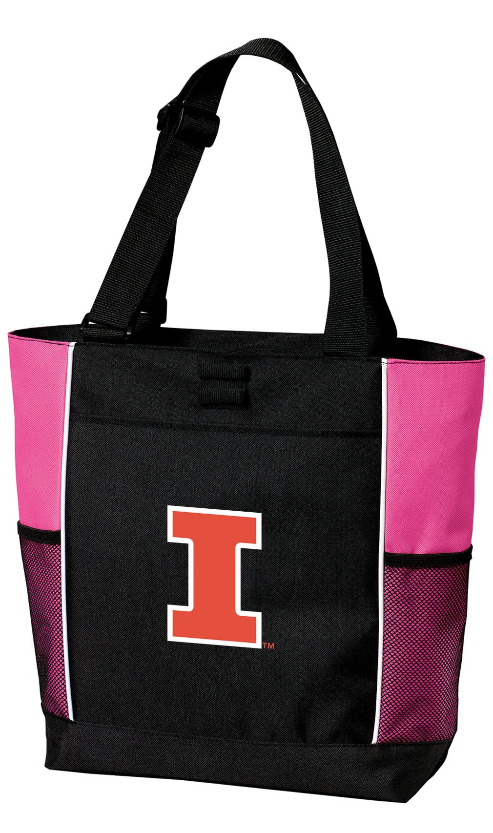 University of Illinois Tote Bag Illini Carryall Tote Pink