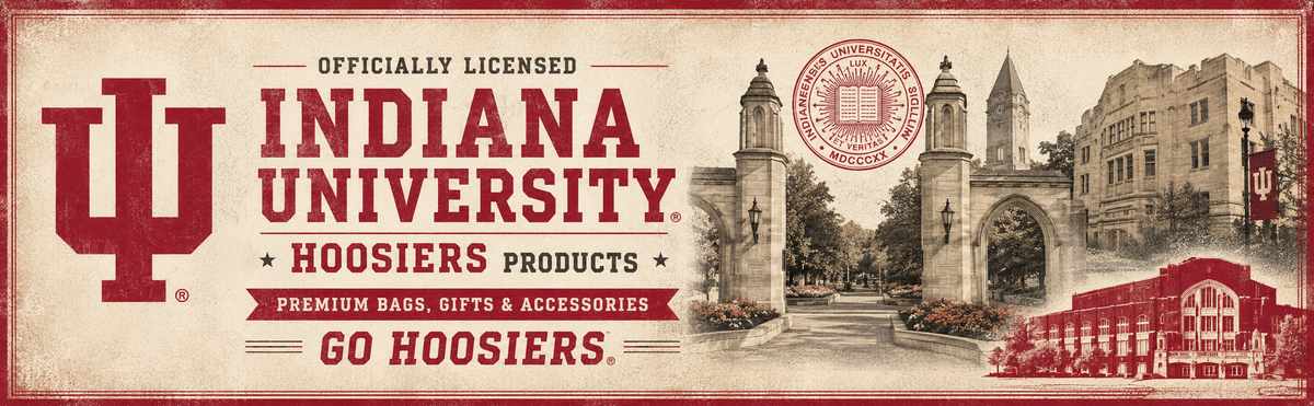 Indiana Hoosiers Laptop Backpack – Official IU Bookbag Black
