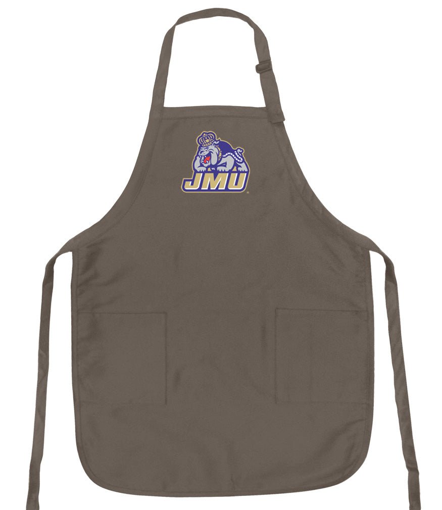 JMU Apron James Madison University Apron - Stain Resistant Fabric Khaki
