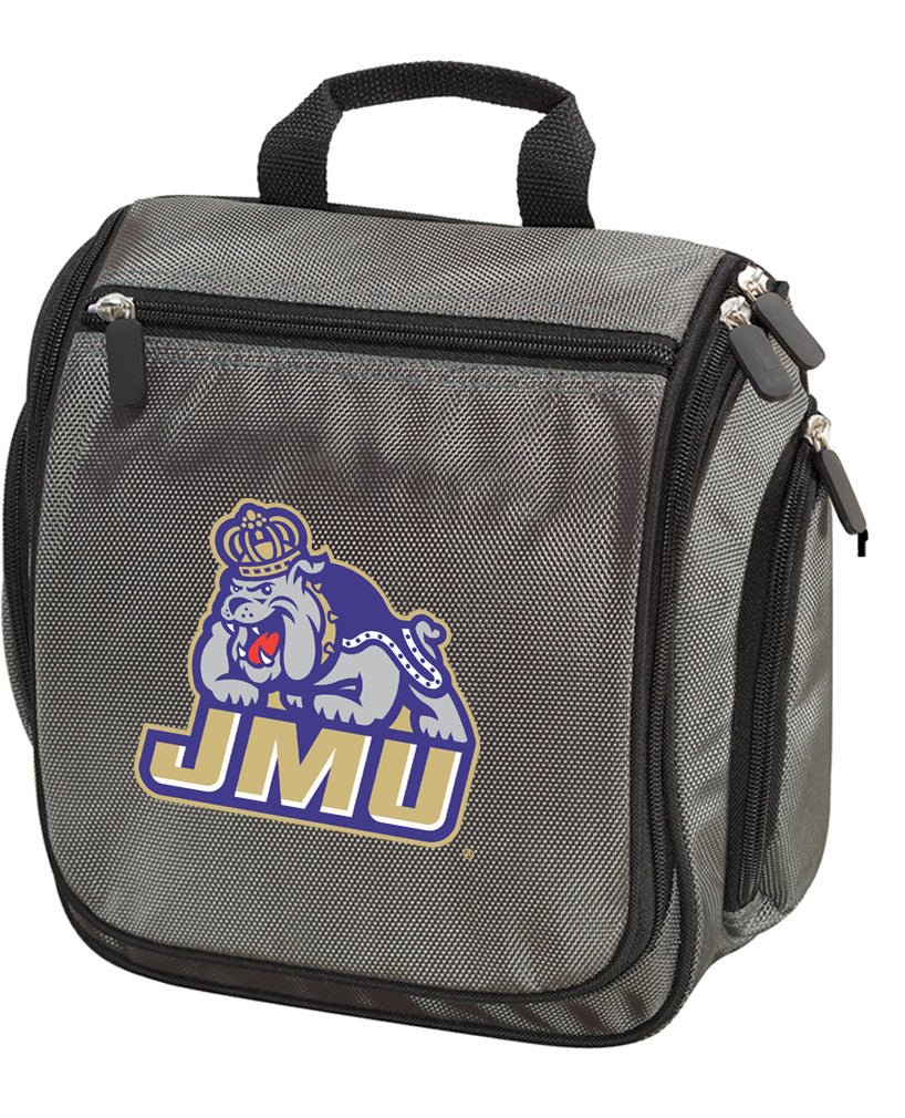 JMU Toiletry Bag or Mens James Madison University Travel Shaving Kit Gray