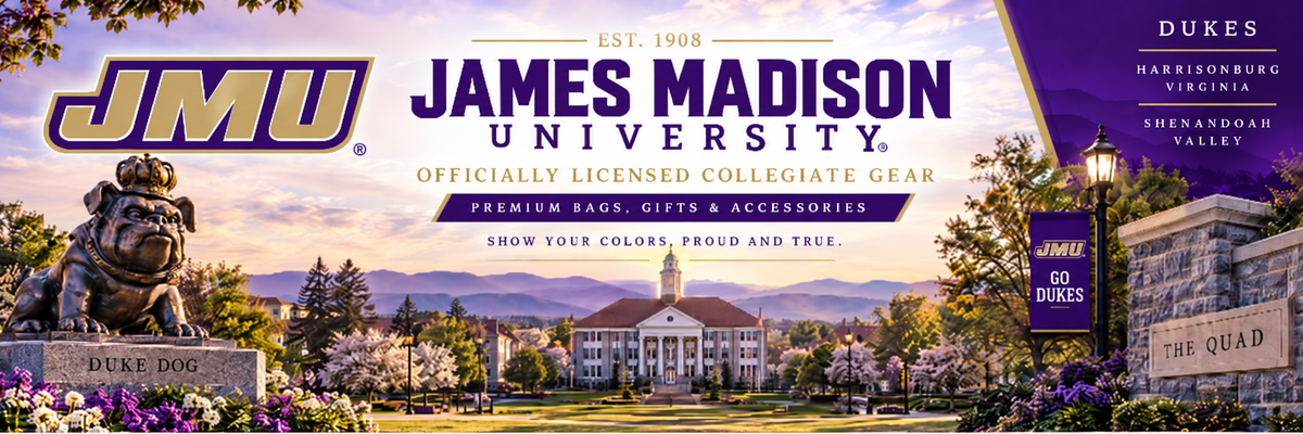 JMU Duffel Bag - Large Size Black