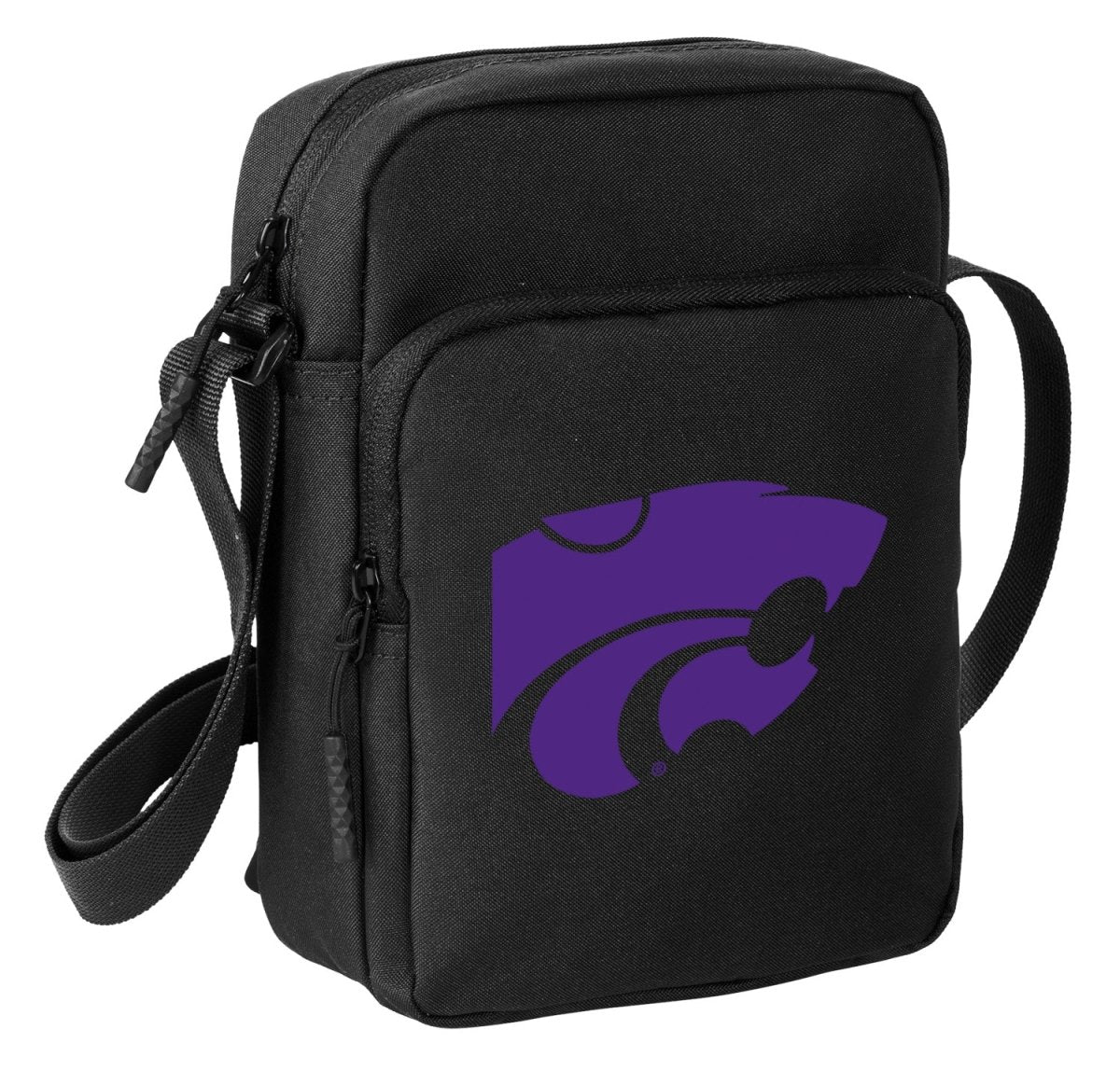 Kansas State Crossbody Bag K-State Travel Sling Pack Black