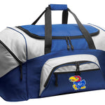 University of Kansas Duffel Bag - Large Size Blue