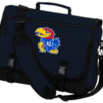 University of Kansas Laptop Computer Bag Briefcase Navy