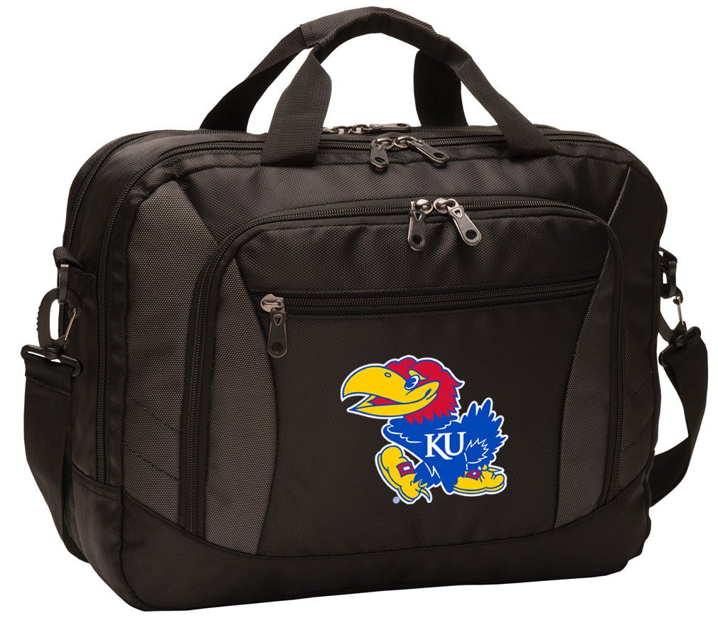 Kansas Jayhawks Laptop Briefcase – Computer Bag for KU Students & Professionals