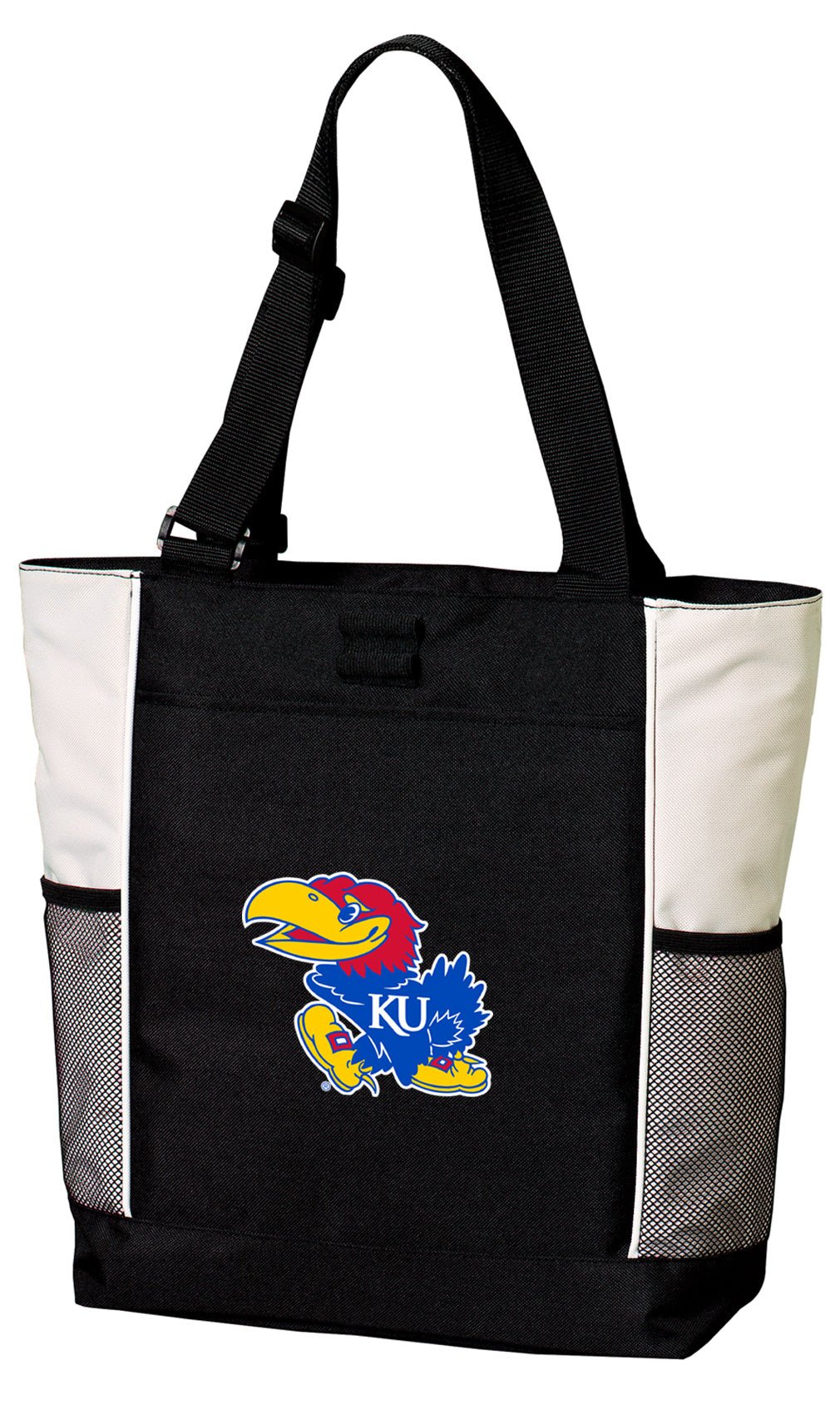 University of Kansas Tote Bag KU Jayhawks Carryall Tote White