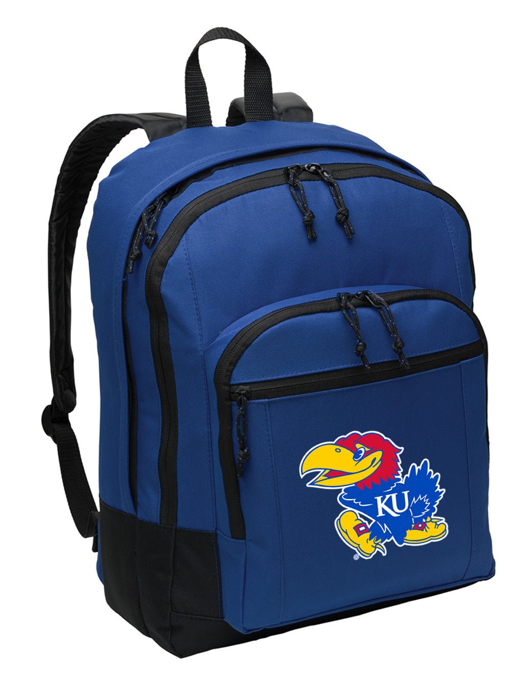University of Kansas Backpack KU Jayhawks Medium Classic Style Backpack Blue