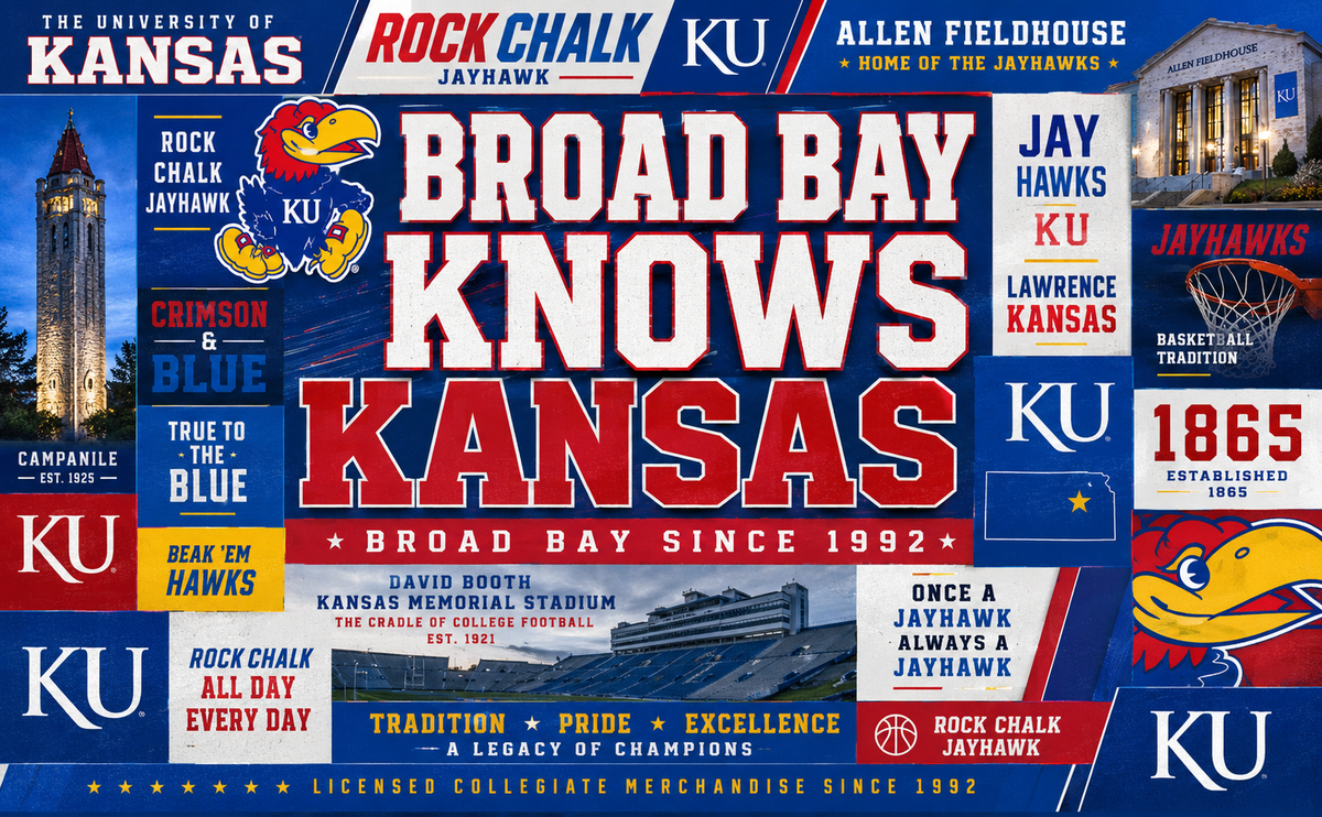 Kansas Jayhawks Laptop Backpack Blue