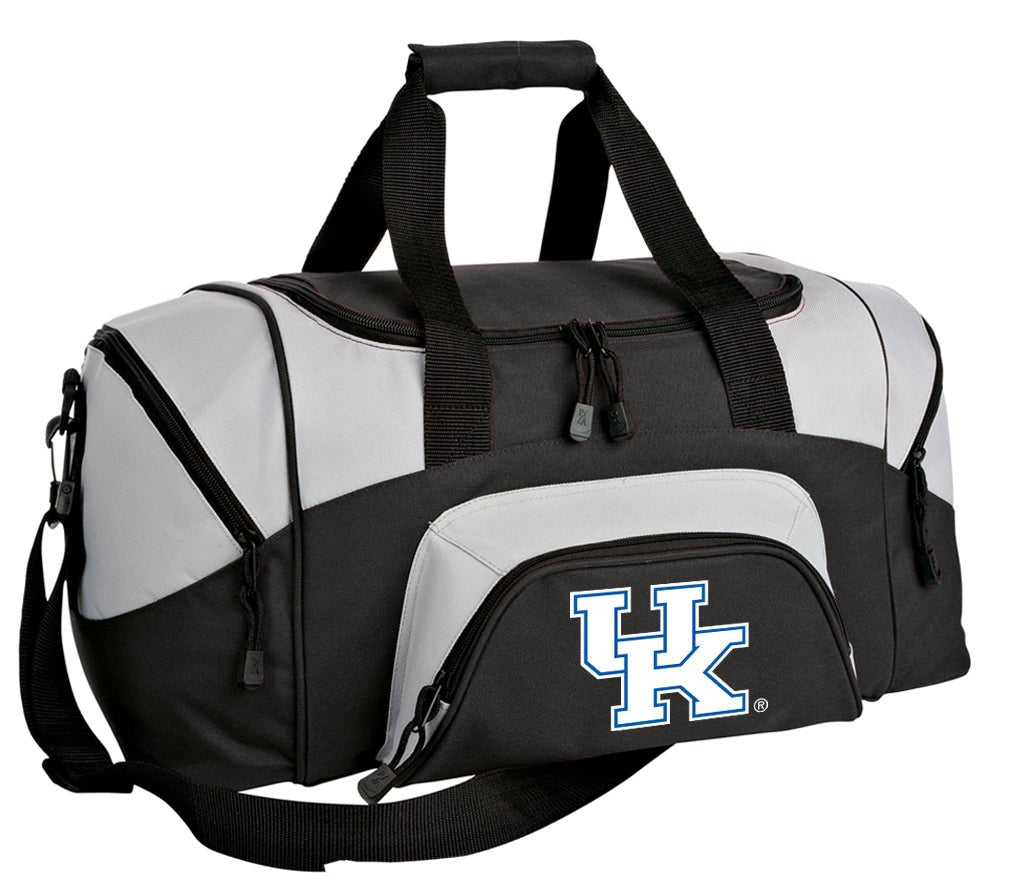 Small University of Kentucky Duffel Bag UK Wildcats Carryon Suitcase or Gym Bag Black