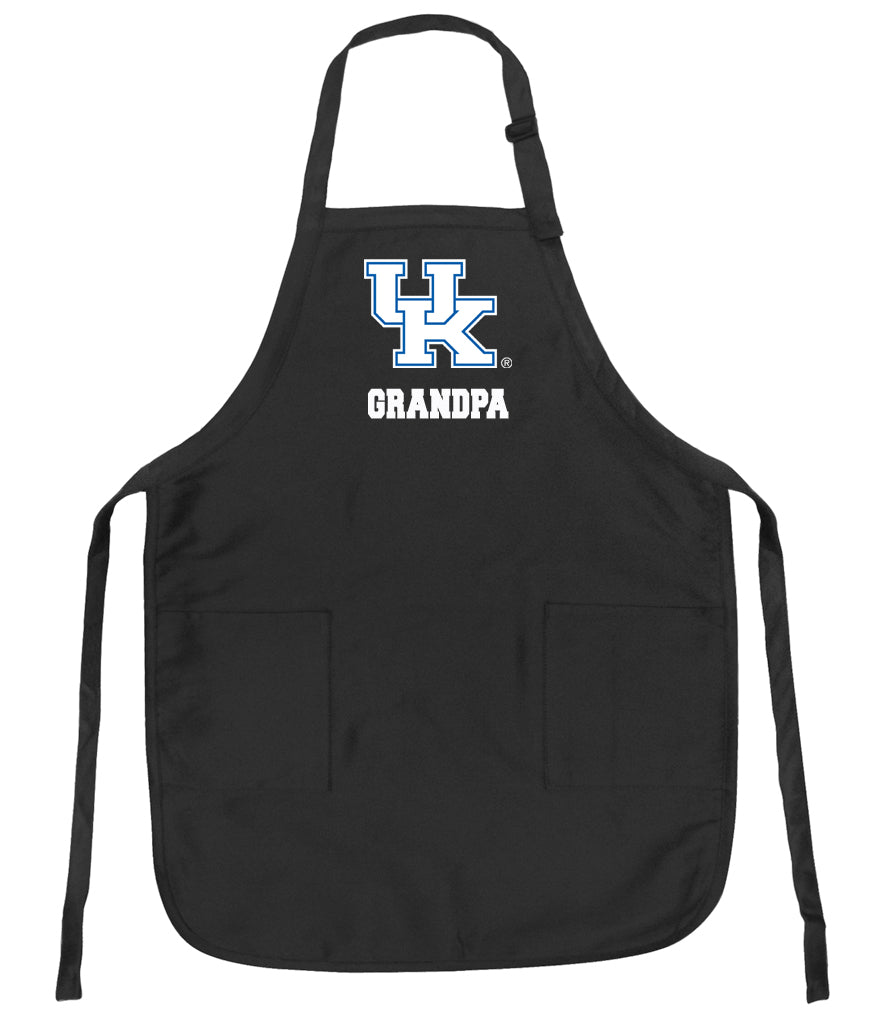 University of Kentucky Apron UK Wildcats Apron - Stain Resistant Fabric Grandpa on Black