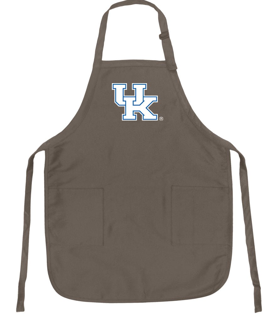University of Kentucky Apron UK Wildcats Apron - Stain Resistant Fabric Khaki