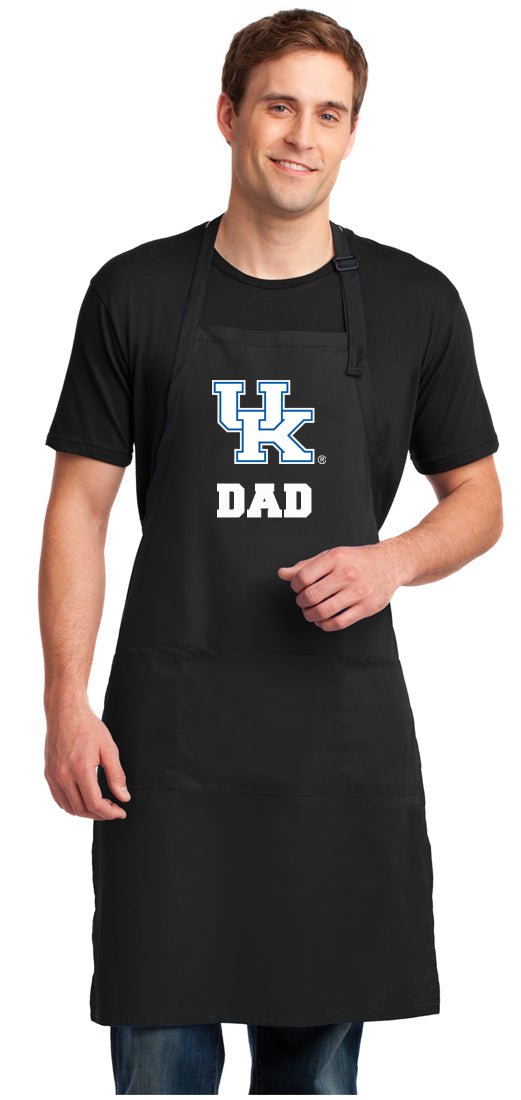 University of Kentucky Large Apron UK Wildcats Apron - Adjustable with Pockets Dad on Black