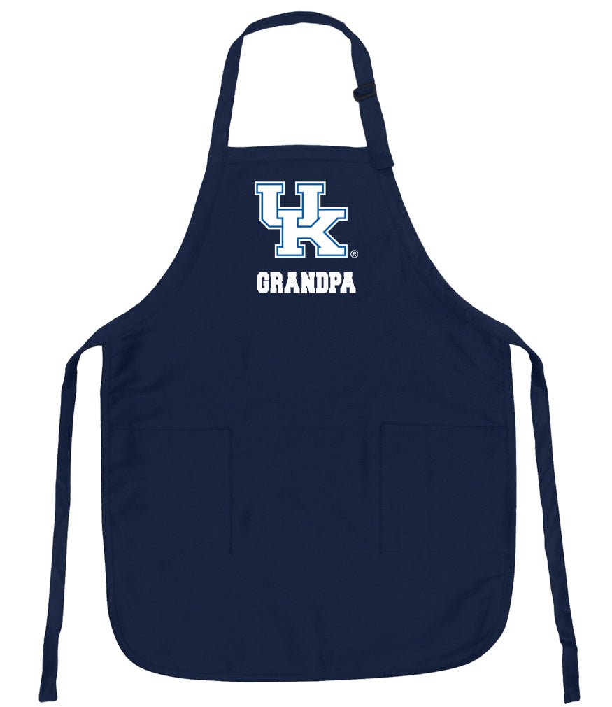 University of Kentucky Apron UK Wildcats Apron - Stain Resistant Fabric Grandpa on Navy