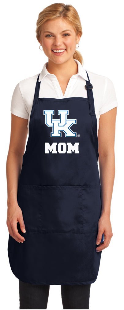University of Kentucky Apron UK Wildcats Apron - Stain Resistant Fabric Mom on Navy
