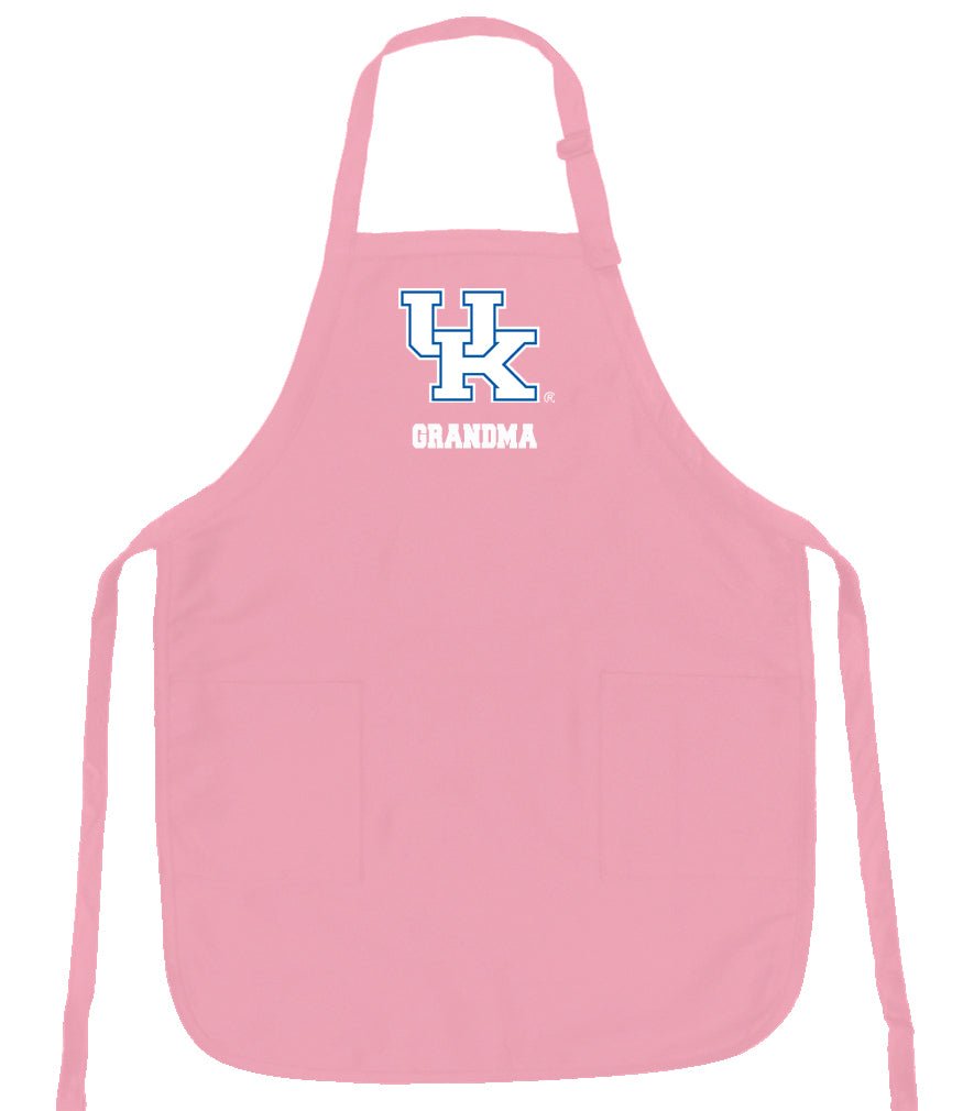 University of Kentucky Apron UK Wildcats Apron - Stain Resistant Fabric Grandma on Pink