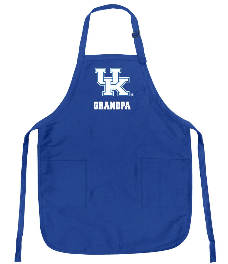 University of Kentucky Apron UK Wildcats Apron - Stain Resistant Fabric Grandpa on Blue
