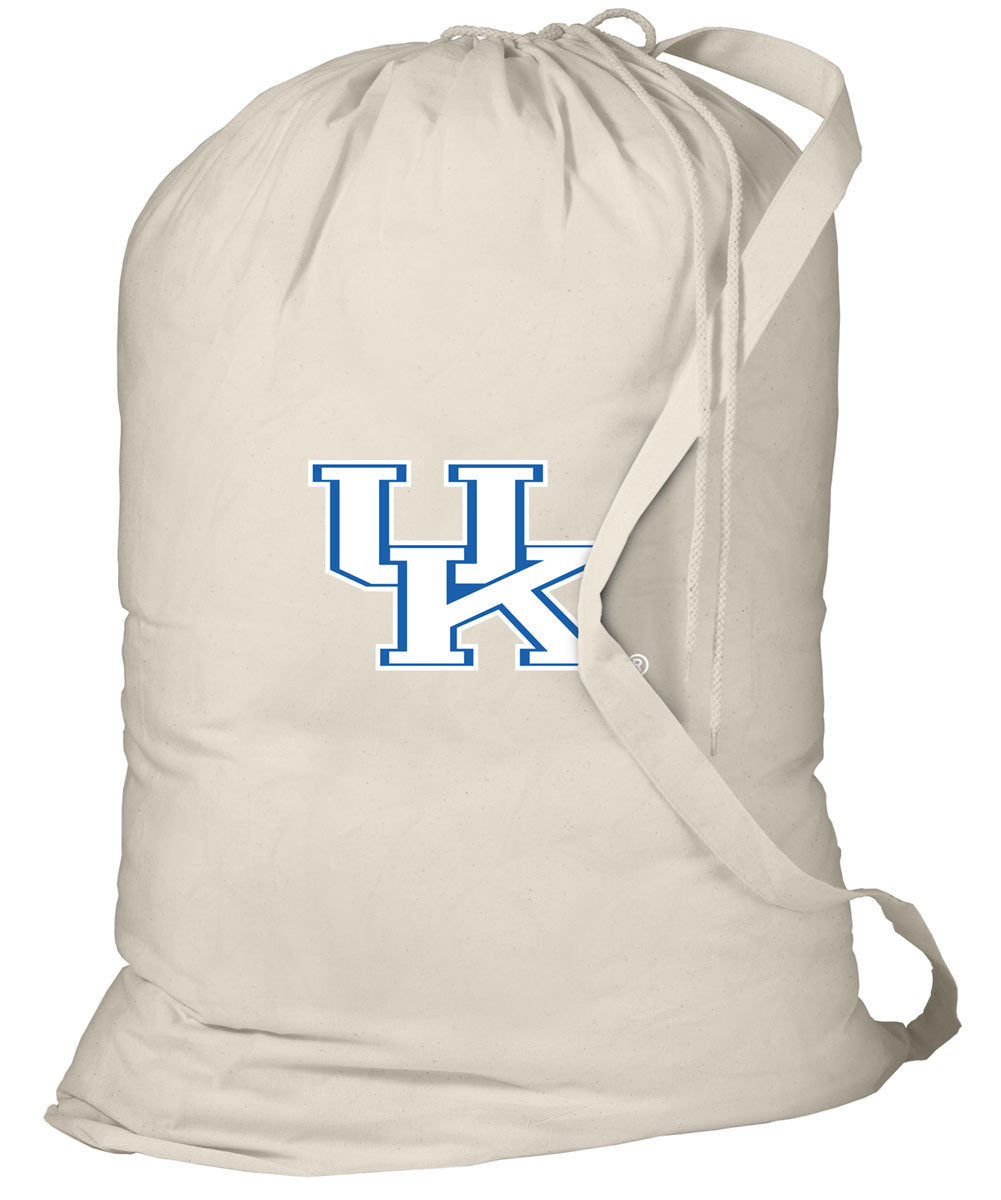University of Kentucky Laundry Bag UK Wildcats Clothes Bag Tan