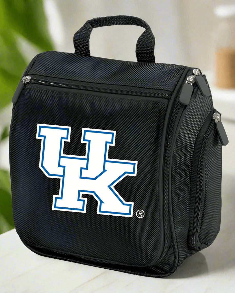 University of Kentucky Toiletry Bag or Mens UK Wildcats Travel Organizer Shaving Kit Black