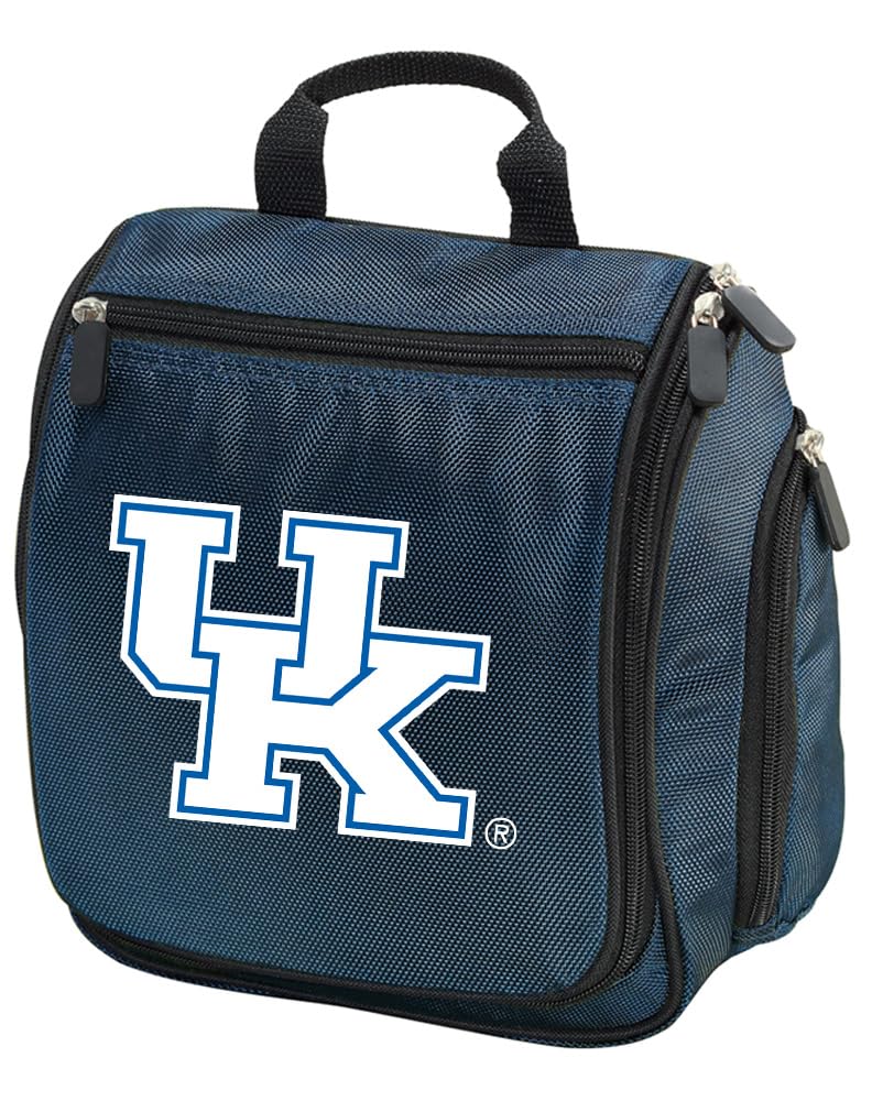 University of Kentucky Toiletry Bag or Mens UK Wildcats Travel Organizer Shaving Kit Navy