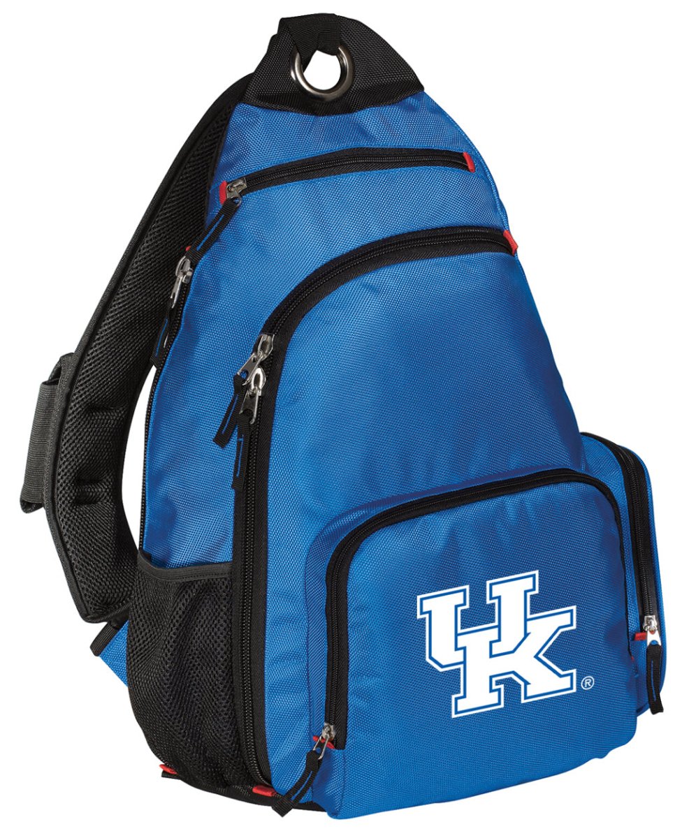 University of Kentucky Sling Backpack UK Wildcats Crossbody Bag Blue
