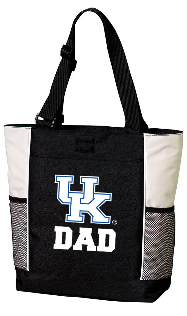 University of Kentucky Tote Bag UK Wildcats Carryall Tote Dad on White