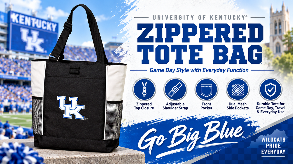 Kentucky Wildcats Tote Bag Grandpa on White