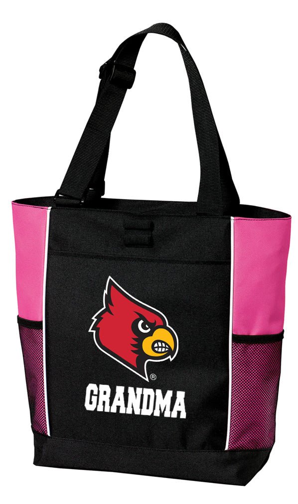 University of Louisville Tote Bag Louisville Cardinals Carryall Tote Grandma on Pink
