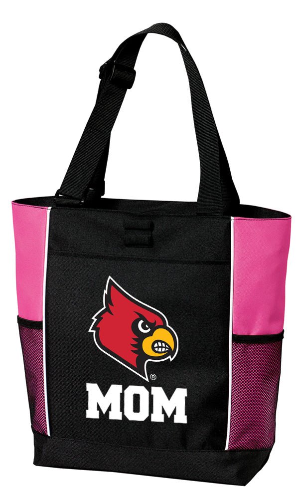 University of Louisville Tote Bag Louisville Cardinals Carryall Tote Mom on Pink