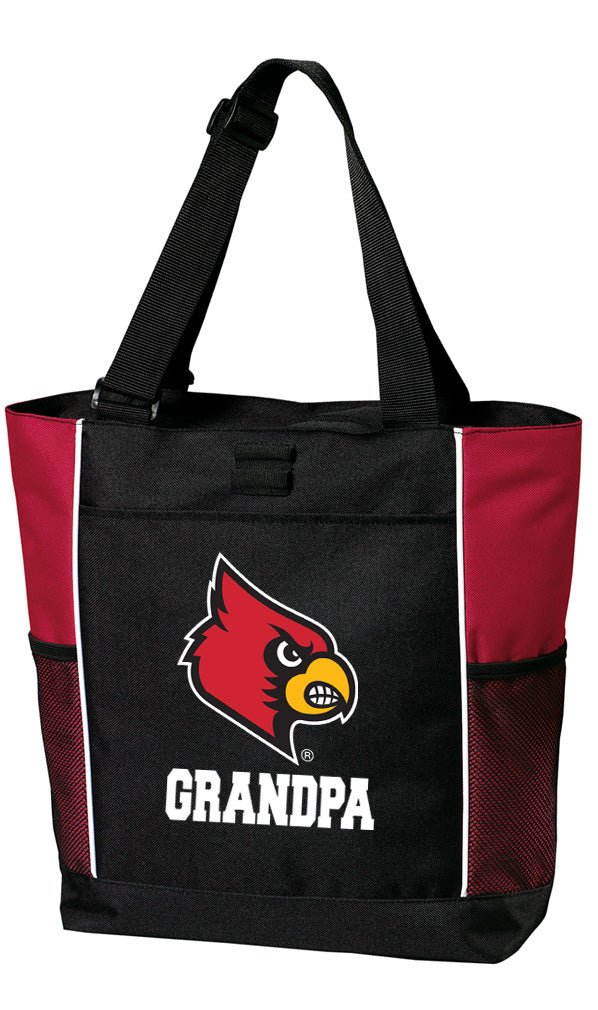 University of Louisville Tote Bag Louisville Cardinals Carryall Tote Grandpa on Red