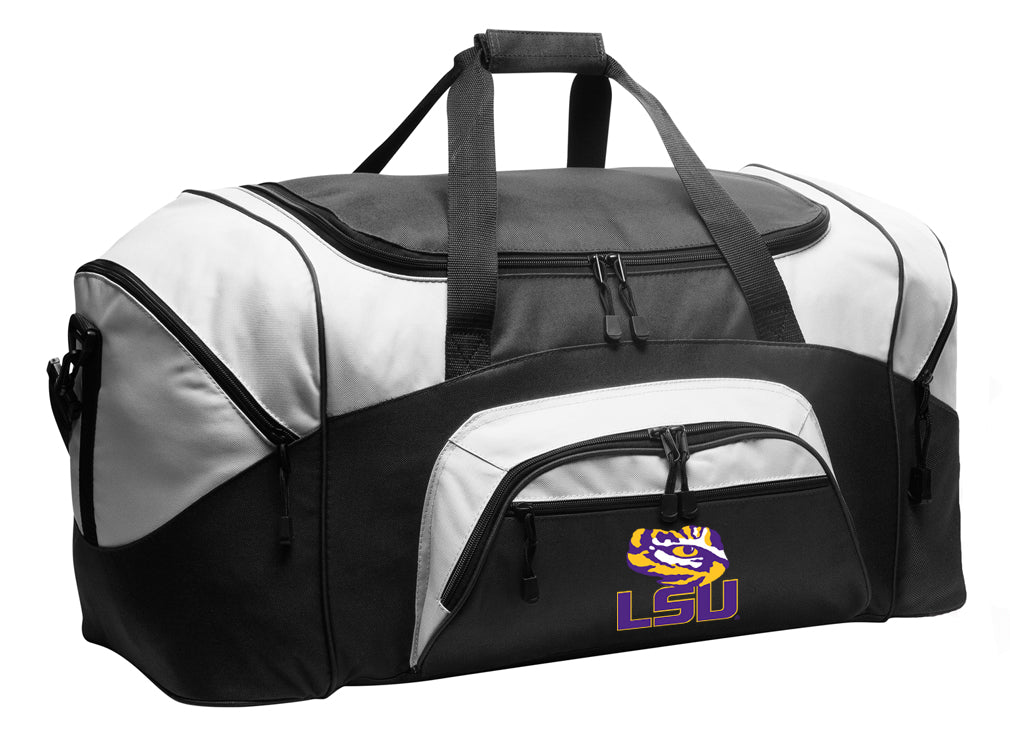 LSU Duffel Bag – Tigers Gym, Travel & Suitcase-Style Gear Bag Black
