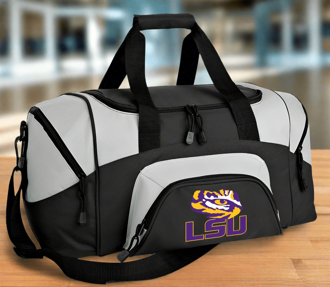 Small LSU Duffel Bag LSU Tigers Carryon Suitcase or Gym Gear Bag