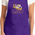 LSU Apron Official LSU Tigers Logo Apron - Stain Resistant Fabric Purple