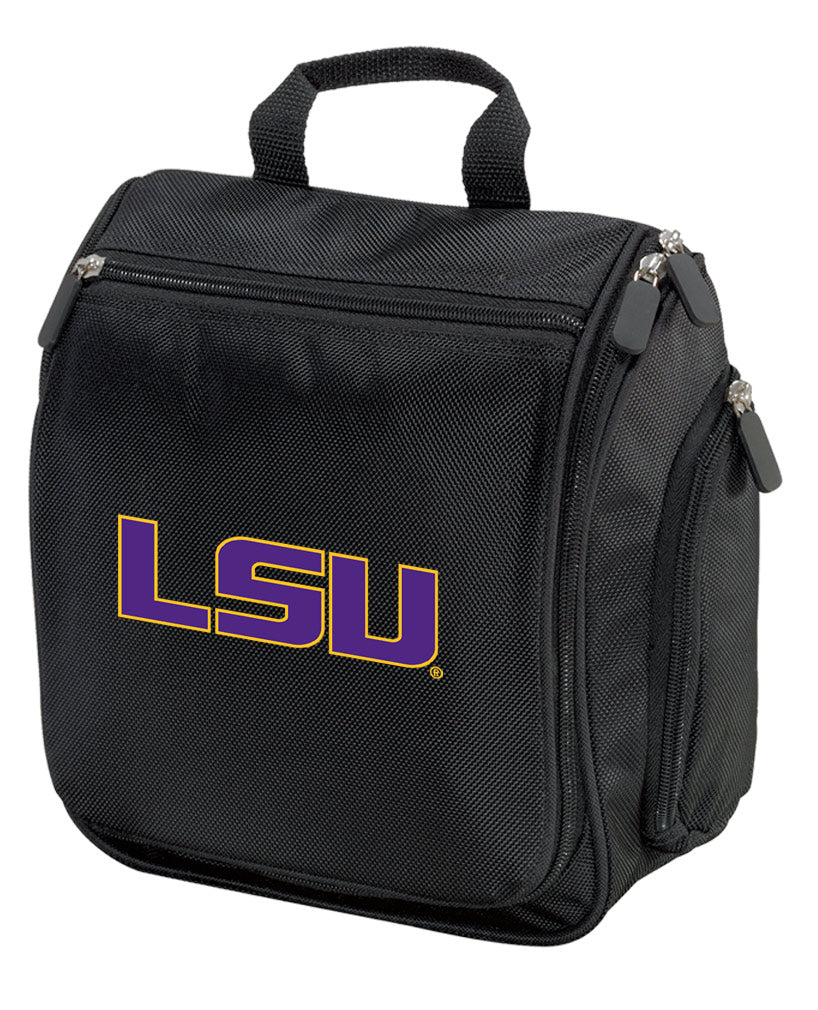 LSU Tigers Toiletry Bag or Mens LSU Travel Shaving Kit Black